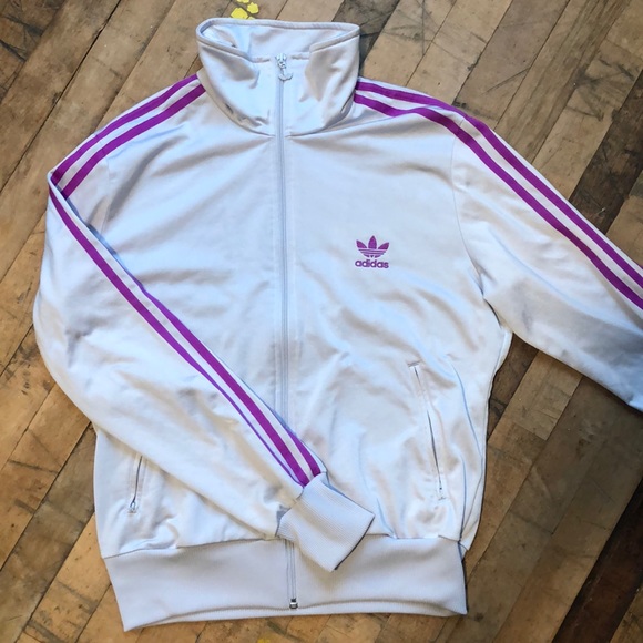 pink and purple adidas jacket
